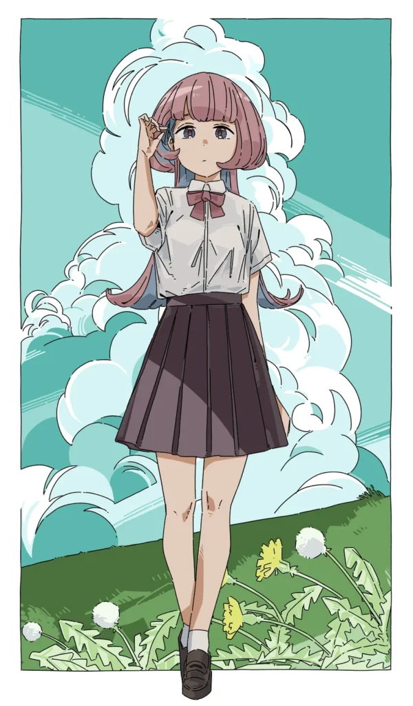 雲と女の子（宇喜多茉莉）